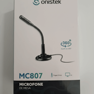 Microfone de Mesa Onistek MC807.